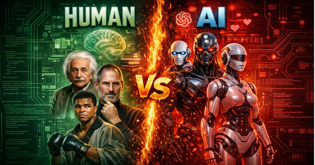 Read more about the article AI vs Human Thinking: Can AI Replace Humans in 2027?